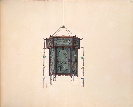 中式灯笼设计图片 点一盏离愁(8)