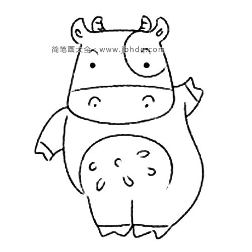 动物的画法 奶牛(2)