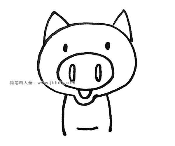 学画可爱的小猪(5)