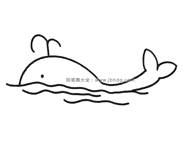 一组可爱的卡通鲸鱼(2)