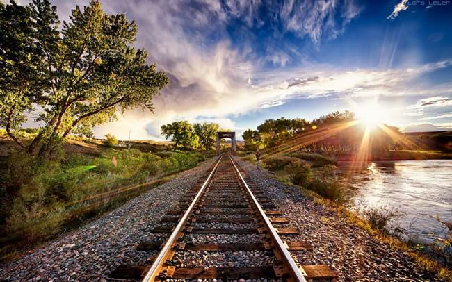 铁路唯美风景图片合辑