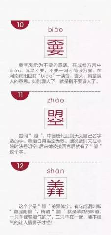 爆笑囧图第63刊之中国最难认最难读的字(4)
