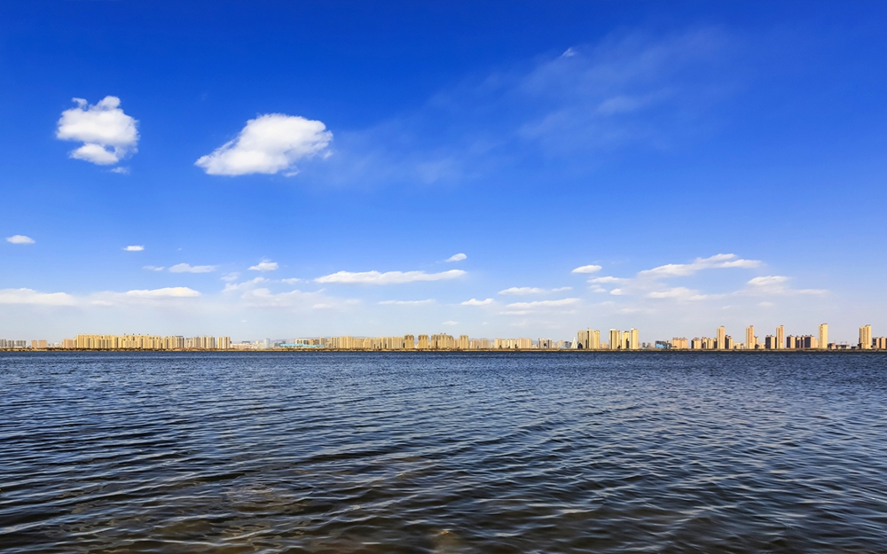 山西晋阳湖自然风景图片桌面壁纸
