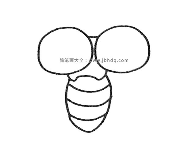 四步画出可爱的卡通螳螂(2)